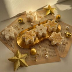 Świeca Śnieżynka - Różne Kolory