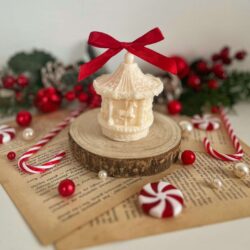 Świeca Karuzela/Pozytywka - Różne Kolory