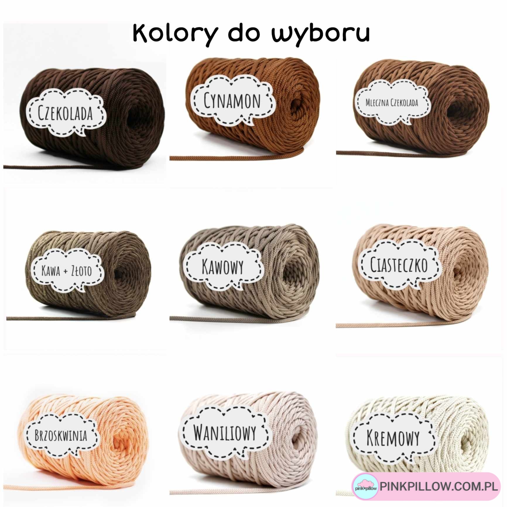 Torba Damska ze sznurka z Podszewką - Różne Kolory - obrazek 11