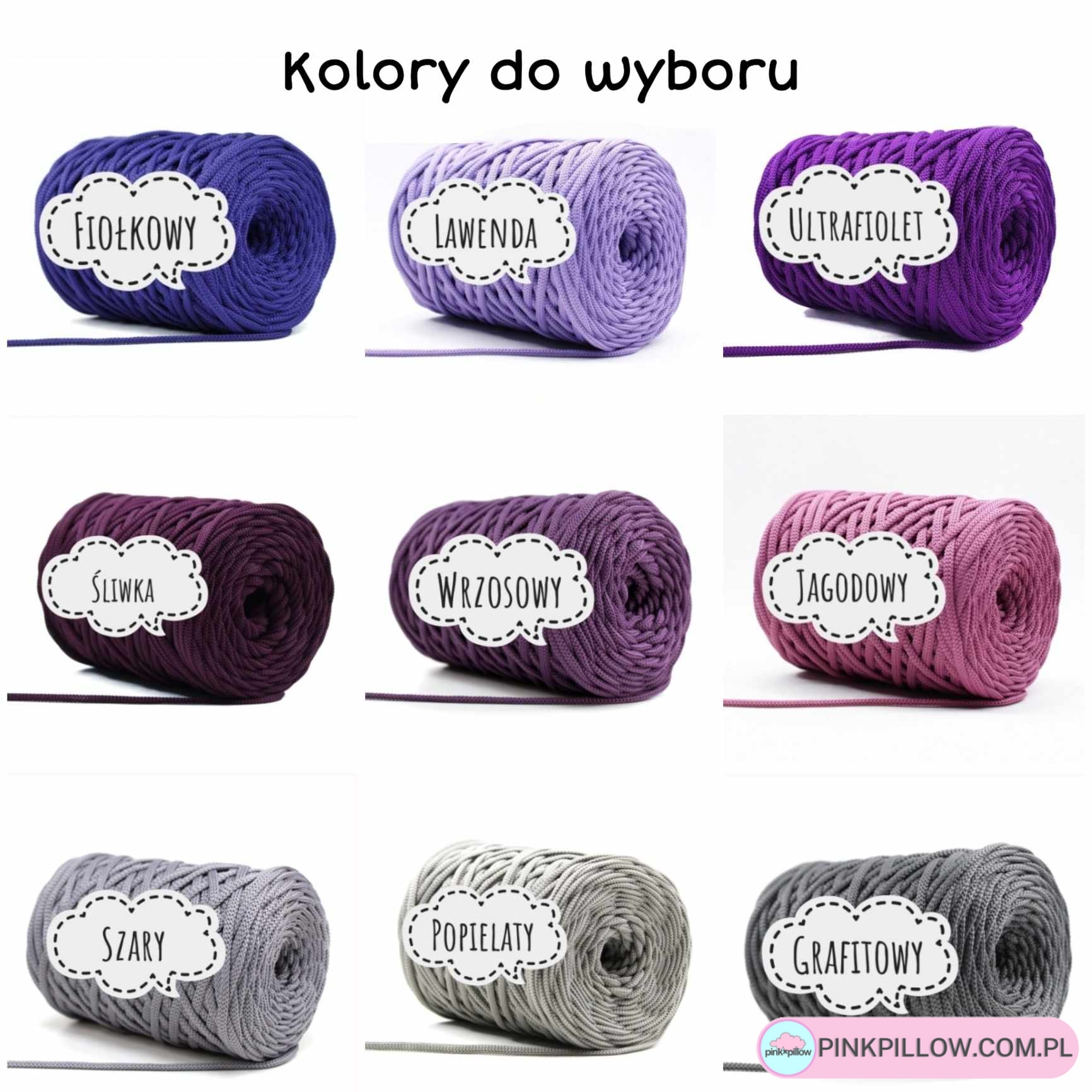 Torba Damska ze sznurka z Podszewką - Różne Kolory - obrazek 12