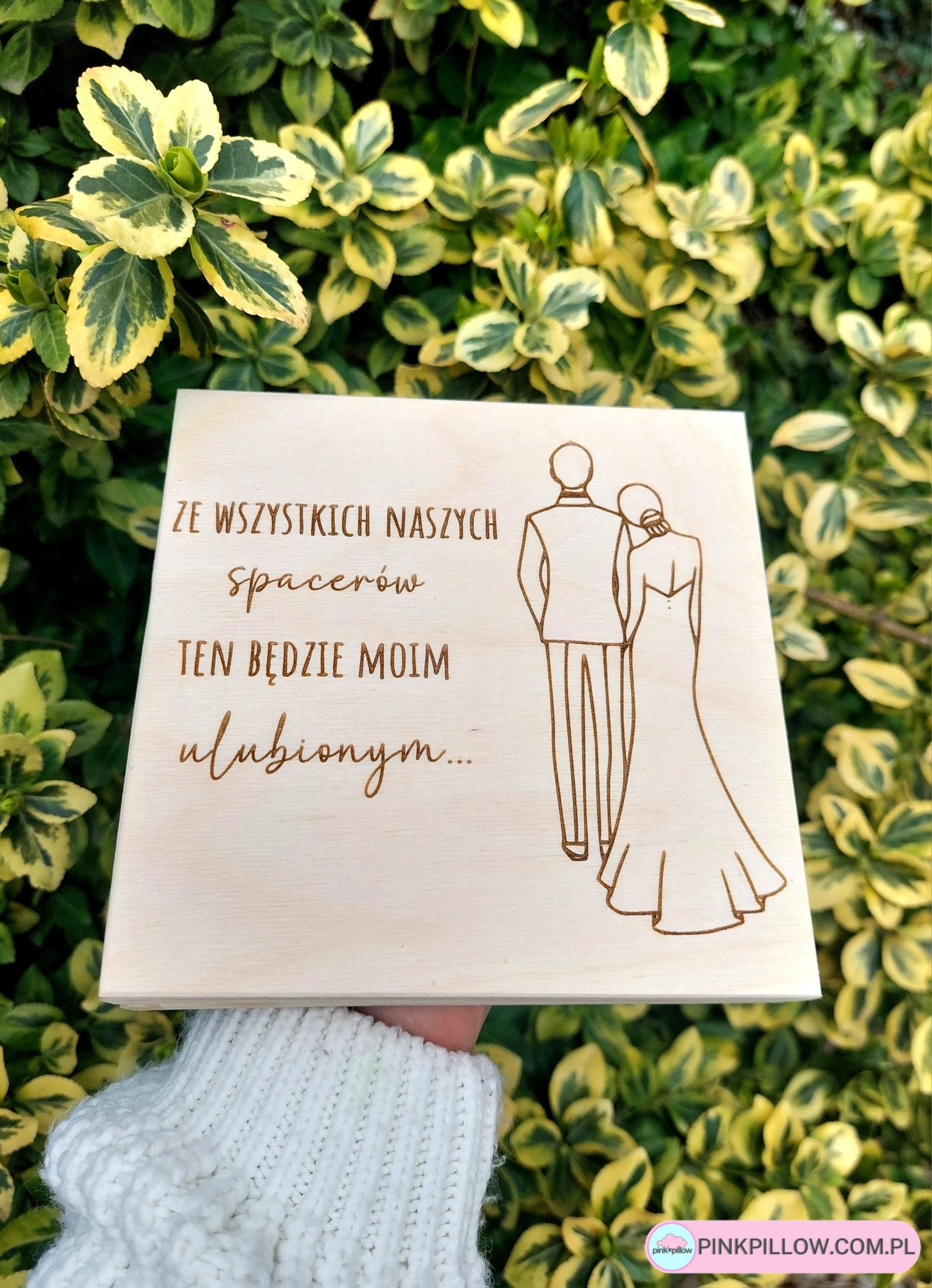 Pudełko z Prośbą o poprowadzenie do ołtarza dla Taty - Personalizowane