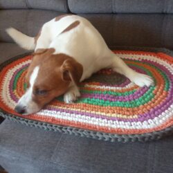 Kolorowa Mata pod nogi Zero Waste 72x48 cm