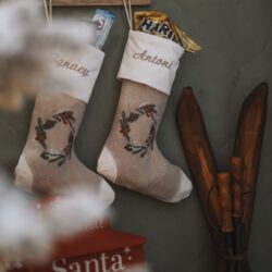 Skarpeta świąteczna na kominek - Możliwość Personalizacji