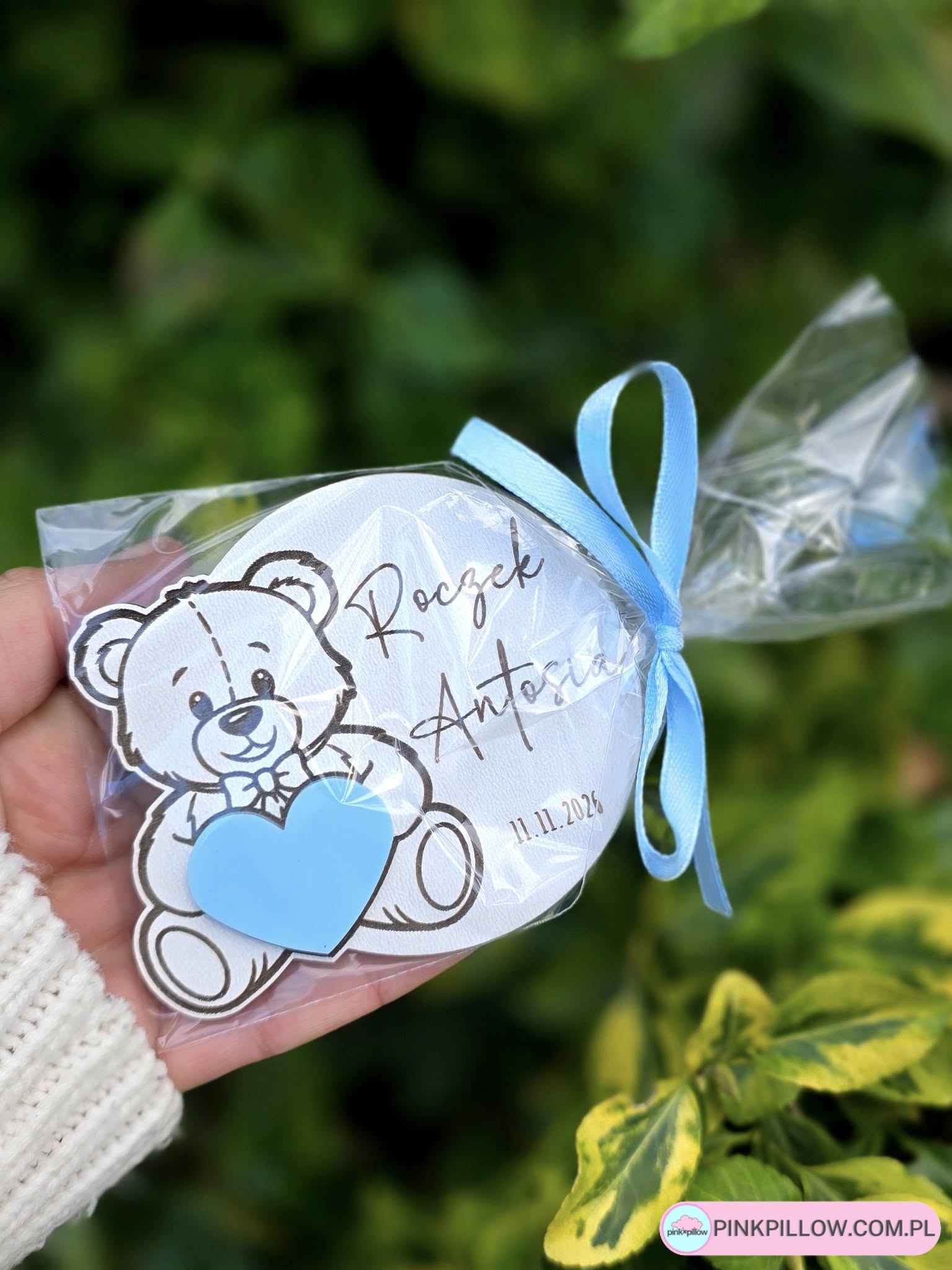 Podziękowania dla gości Magnes Miś z kolorowym Serduszkiem - obrazek 8