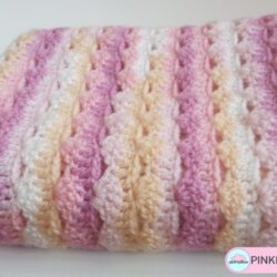 Kocyk ręcznie robiony 58x65 cm - Kolory Cieniowane Pastele