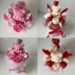 Walentynkowy Bukiet ze świec - Różne Wzory