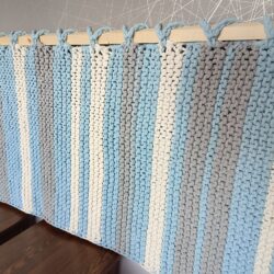 Kilim w paski na drutach - Wymiary 200x60 cm