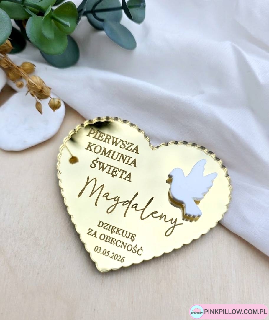 Prezenty dla Gości Komunijnych w formie Magnesu z Grawerem - obrazek 2