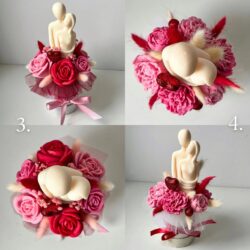 Woskowy Flowerbox z wosku na Prezent