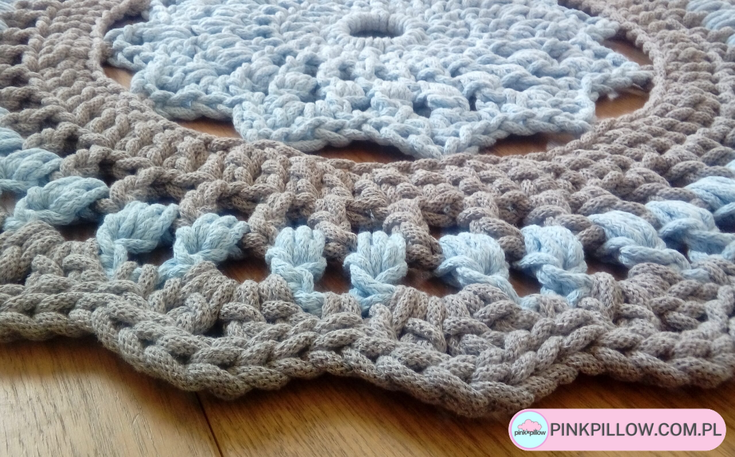 Dywan Mandalay ze sznurka - Widok z bliska