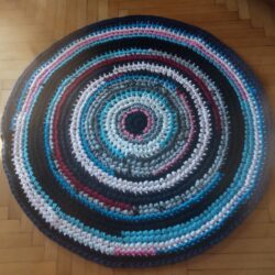 Dywan Eco Etno wykonany ze sznurka z koszulek T-shirtów