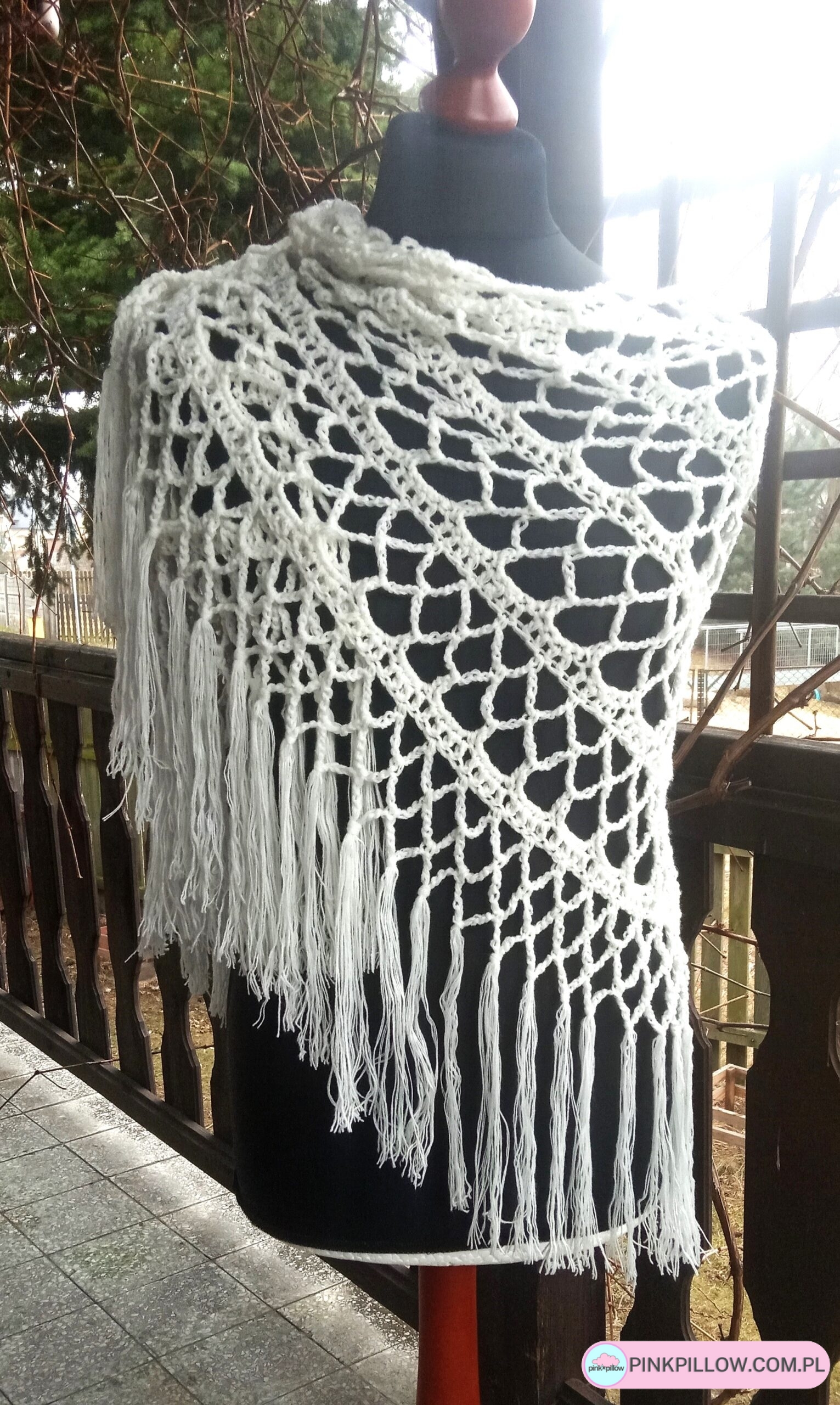 Chusta siateczkowa narzutka