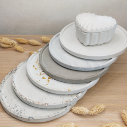 Okrągła Podstawka Betonowa - Różne Kolory