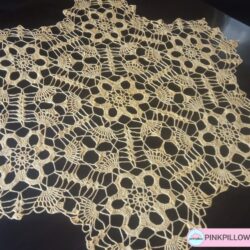 Obrus Koronkowy - Kolor Słoneczno-Żółty