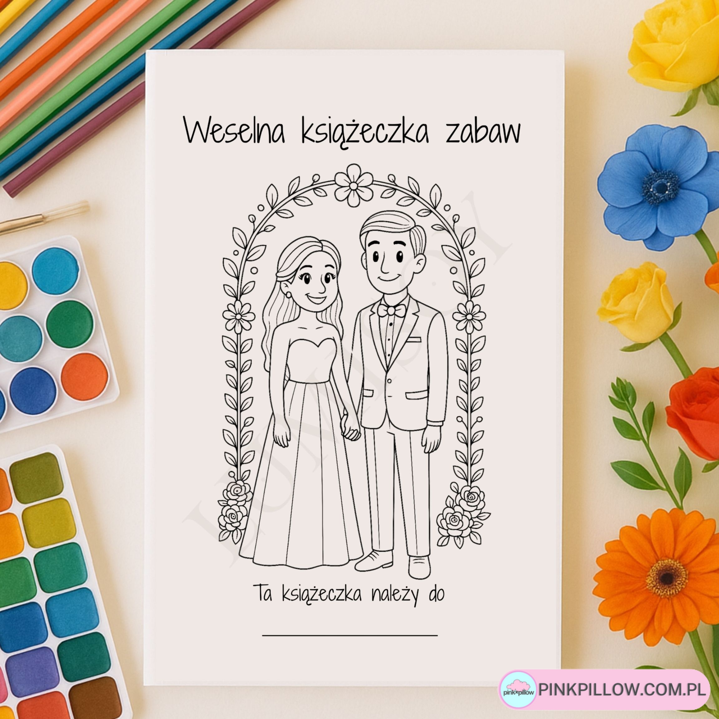 Weselna Książeczka zabaw PDF dla Dzieci