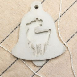 Ozdoba Choinkowa z Betonu - Wzór Renifer #2