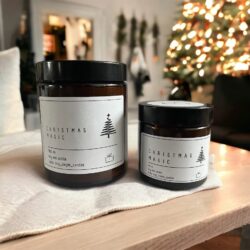 Świeca sojowa z Drewnianym knotem - Słoiczek 60 ml i 180 ml - Christmas Magic