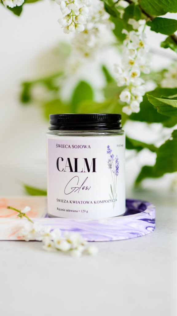 Świeca Zapachowa sojowa Calm Glow - Pojemność 150 ml