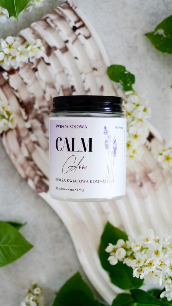 Świeca Zapachowa sojowa Calm Glow - Pojemność 150 ml