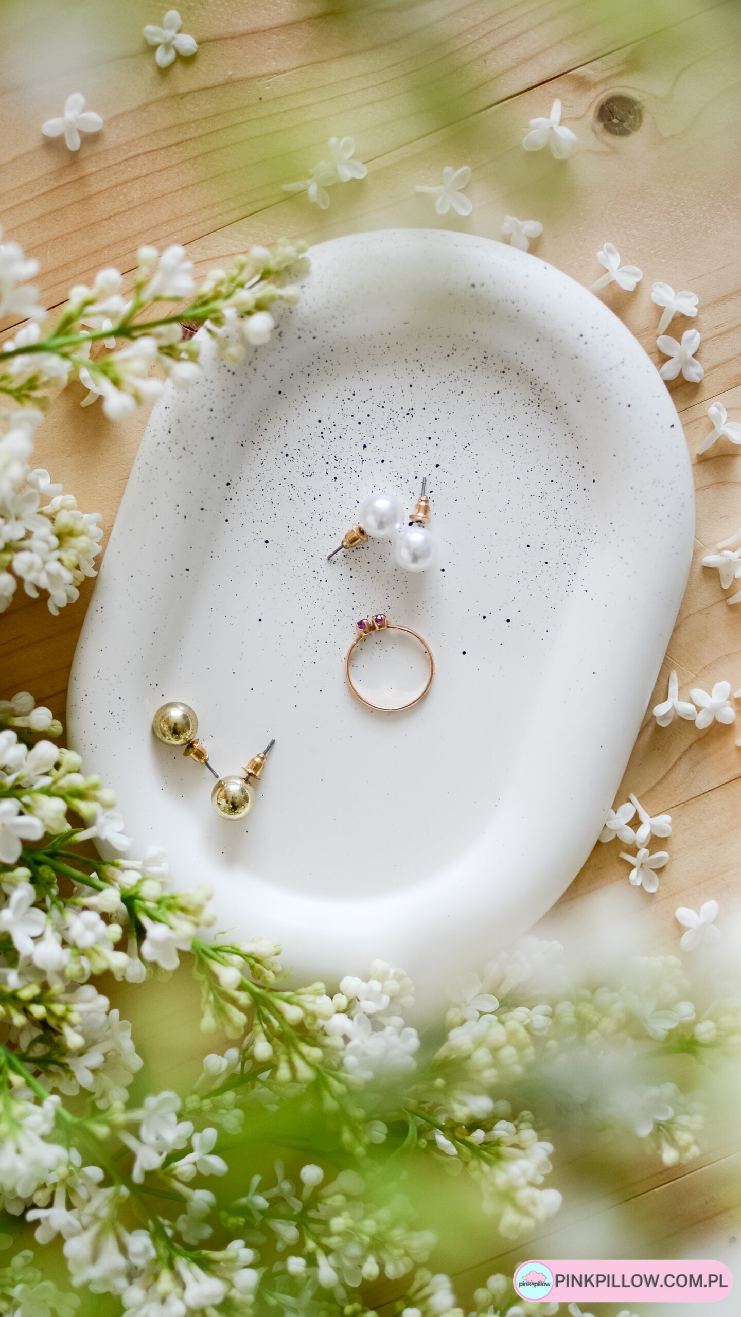 Podstawka owalna gipsowa z Grubym rantem - obrazek 3