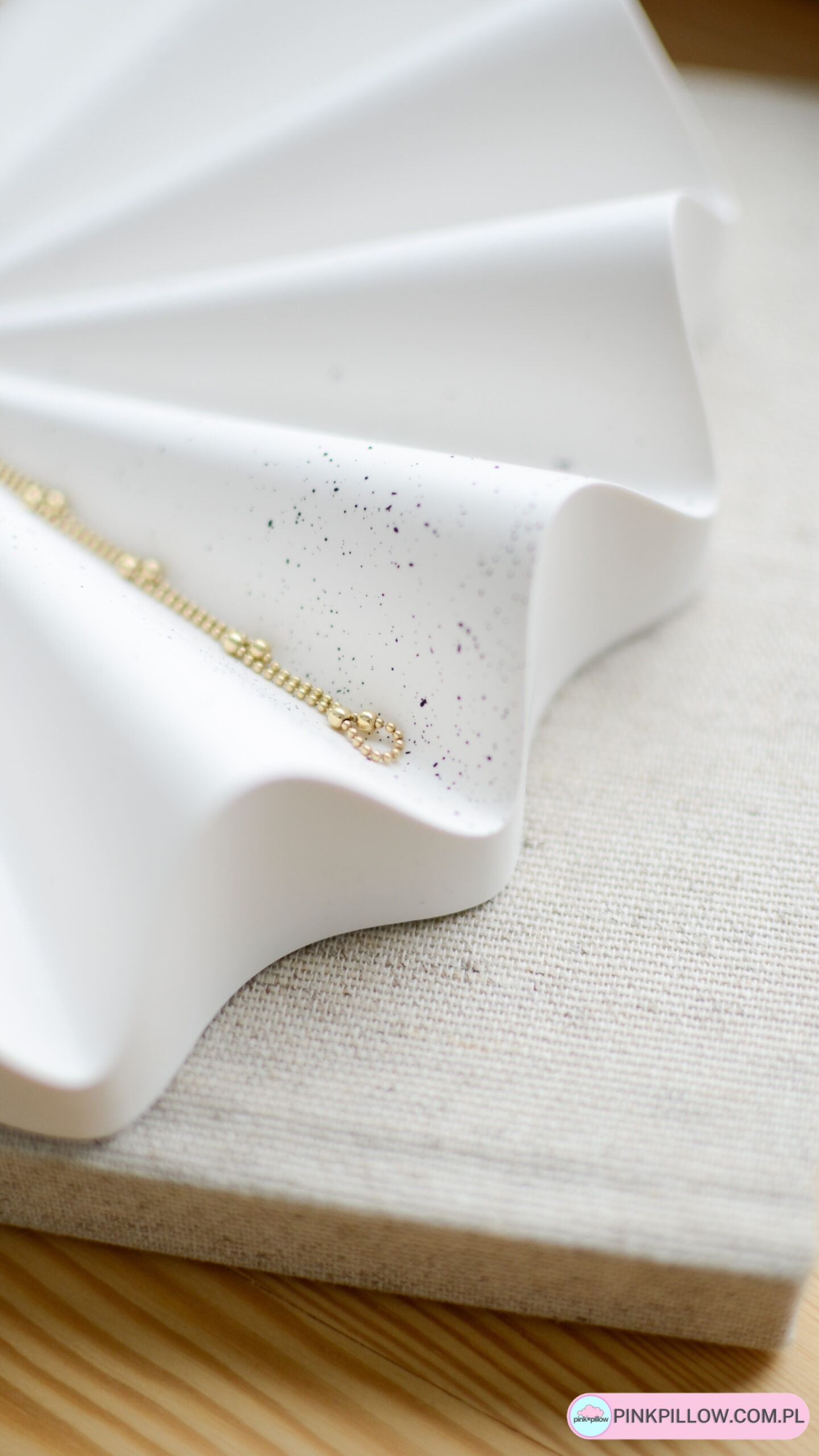 Gipsowy talerzyk Florée - obrazek 3