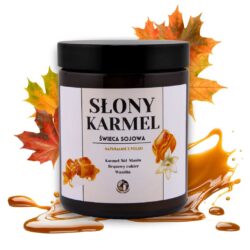 Świeca sojowa Słony Karmel