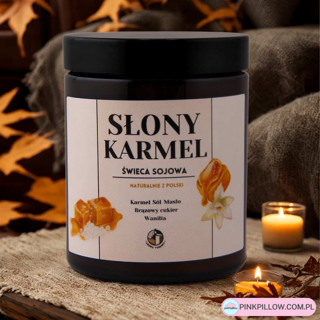 Świeca sojowa Słony Karmel - obrazek 2