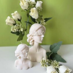 Świeca Kobieta z Opaską - Mała i Duża