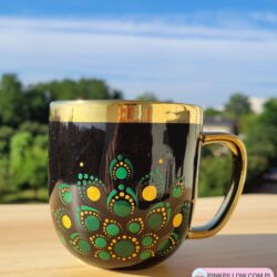 Kubek na prezent w Zieloną Mandalę 280 ml