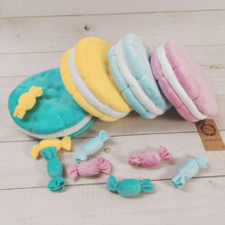 Komplet Poduszki Ciasteczka + Cukierki GRATIS - Różne Kolory