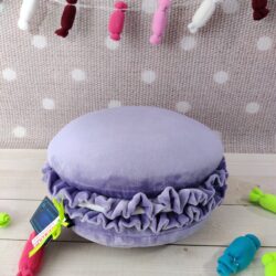 Poduszka Makaronik - Kolor Wrzosowy