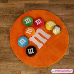 Cukierkowe Poduszki M&M 7 szt. + Mata podłogowa