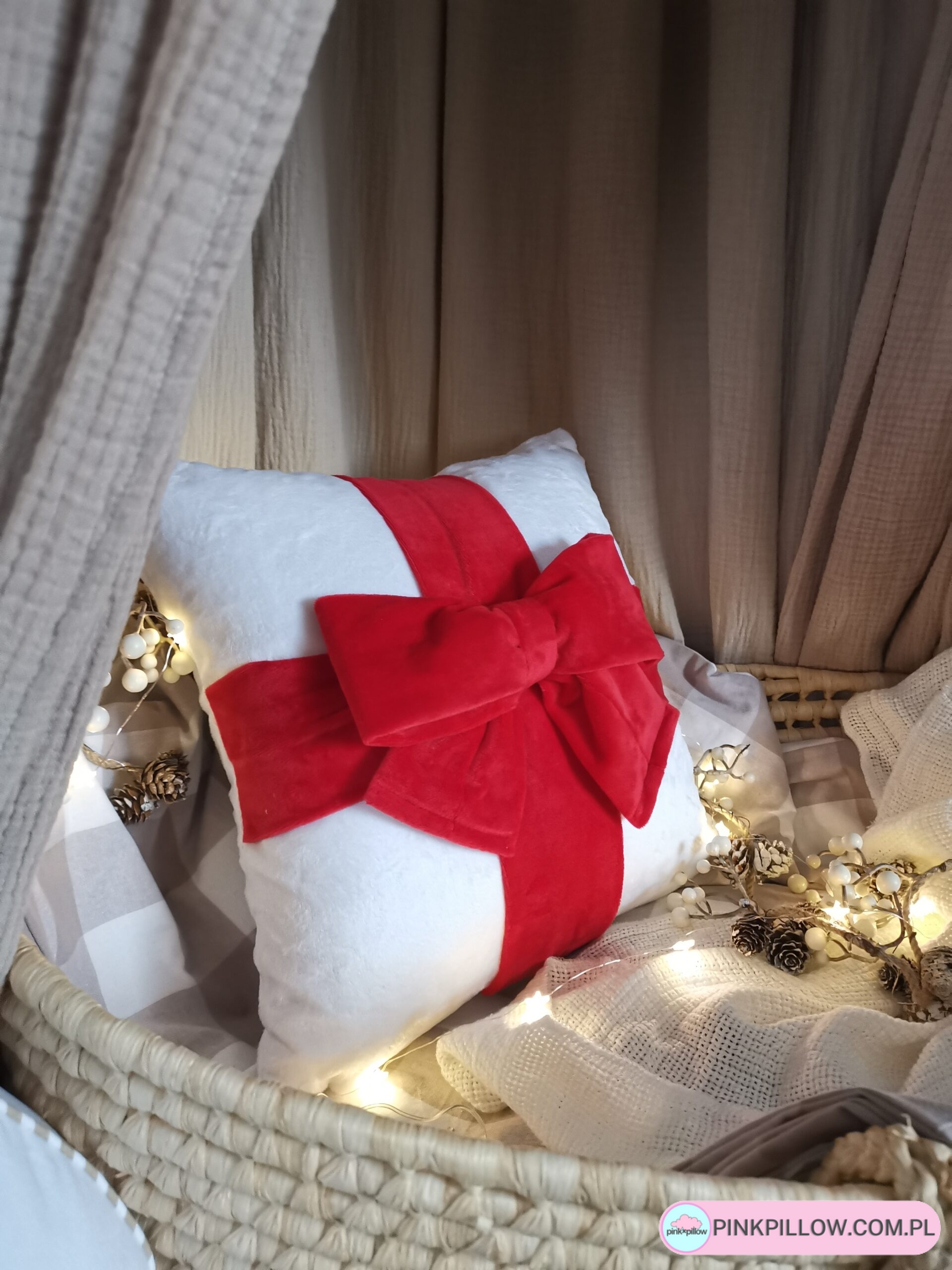 Poduszka dekoracyjna z Kokardą - Aranżacja