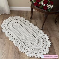 Owalny Dywan do salonu 50x100 cm - Różne Kolory