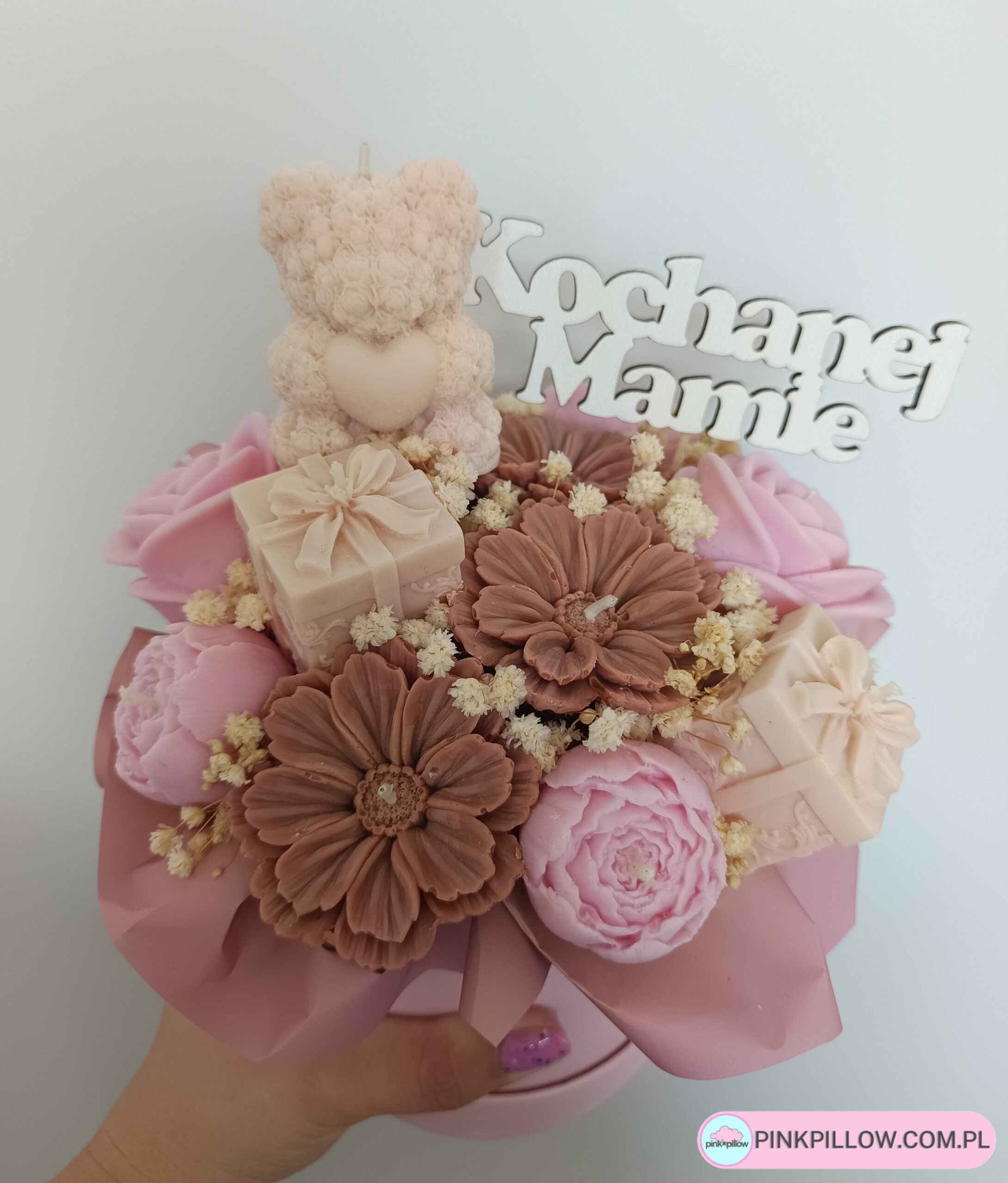 Flower box na Dzień Mamy - Wzór 2 - Różne Kolory i Zapachy