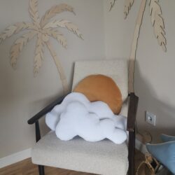 Poduszka w kształcie Chmurki - Zestaw 2 szt. + Poduszka Słońce