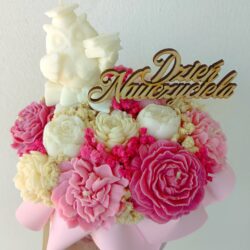 Bukiet Kwiatów dla Nauczyciela ze świec - Różne Zapachy