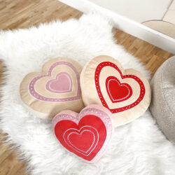 Zestaw Poduszek dekoracyjnych Serca 3 szt.