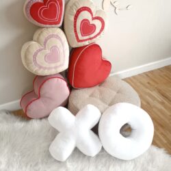 Zestaw Poduszki Dekoracyjne Młodzieżowe XO - Różne Kolory