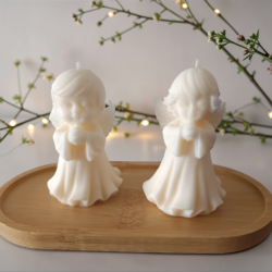 Świeca Komunijna Aniołek Dziewczynka / Chłopiec - Podziękowanie dla gości
