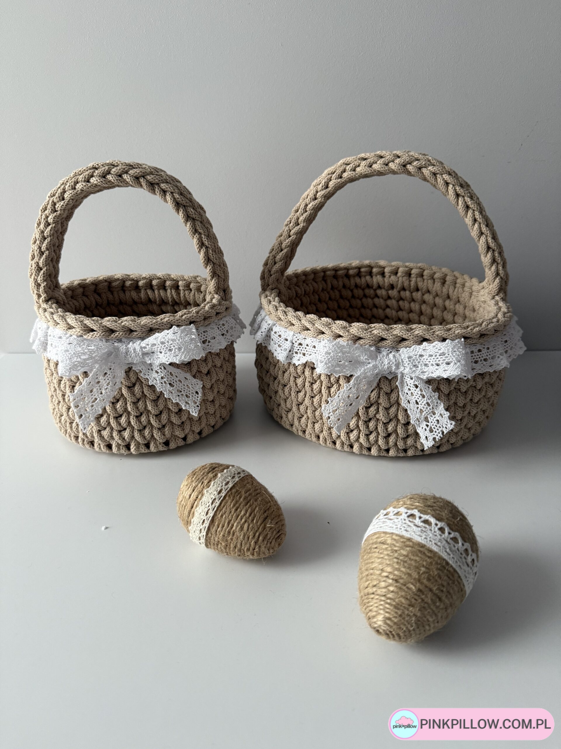 Koszyczek wielkanocny Mały (15 cm) i Duży (20 cm)