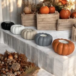 Świecznik Dynia dekoracyjny na Tealighty - Różne Kolory