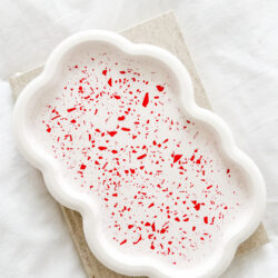 Chmurkowa podstawka z gipsu, lastryko