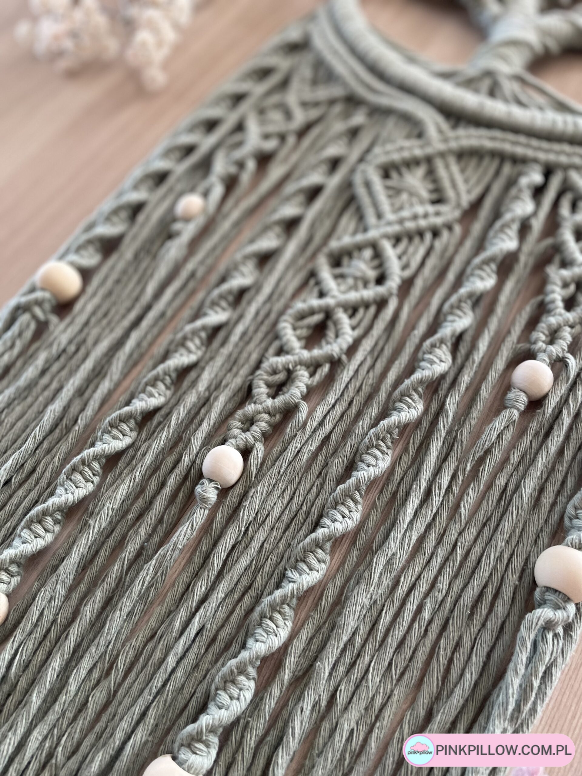 Makrama Drzewo Życia - Kolor Szałwia - obrazek 2