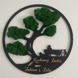 Obraz z Chrobotkiem z dedykacją dla Babci i Dziadka