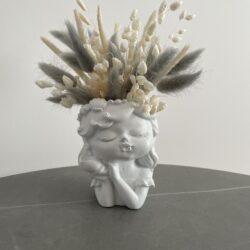 Doniczka Dziecięca z Suszkami - Kolor Biały