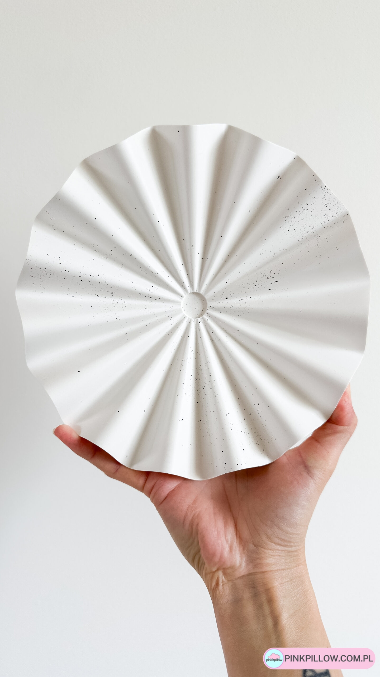 Gipsowy talerzyk Florée