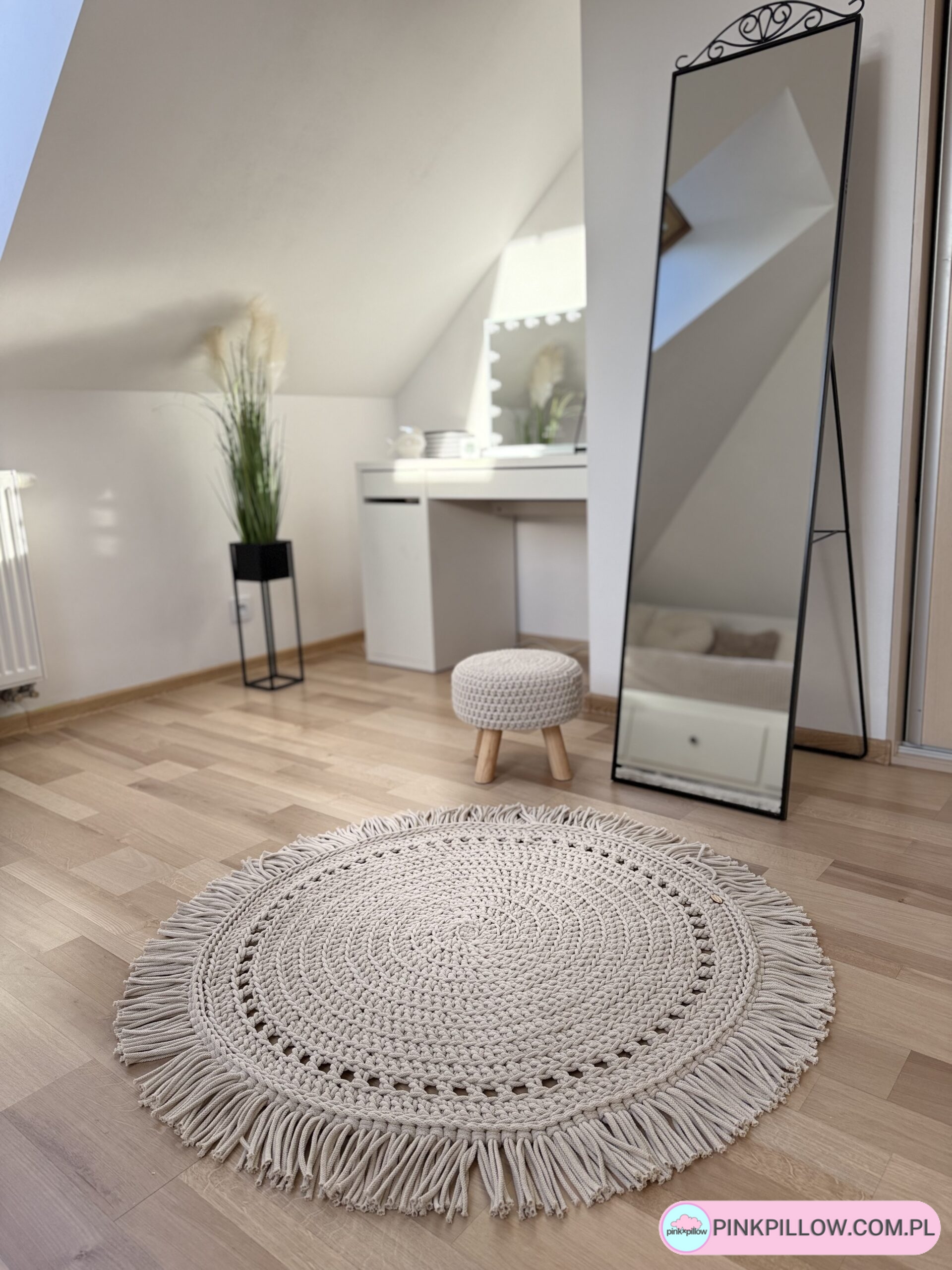 Dywan BOHO ze sznurka - Ręcznie pleciony - Różne Rozmiary i Kolory - obrazek 8