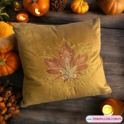 Jesienna Poszewka - Wzór Jesienny Liść