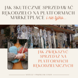 Jak Skutecznie Sprzedawać Rękodzieło na Platformach Matketplace - Okładka Ebooka